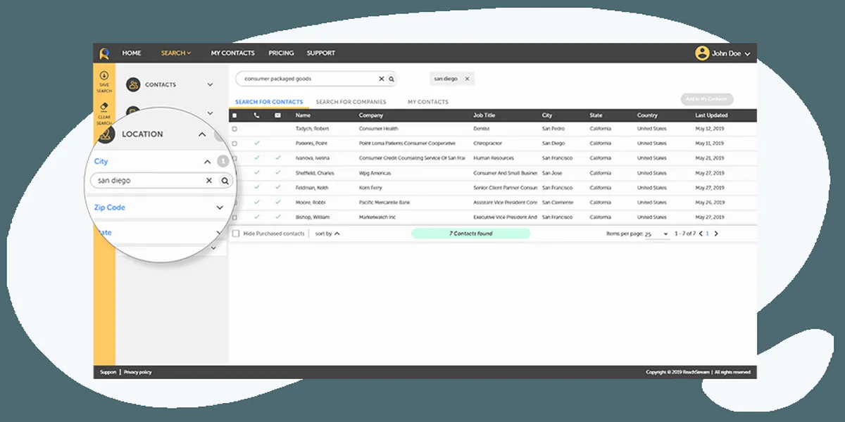 Interface ReachStream: fonctionnalités, prix, alternatives