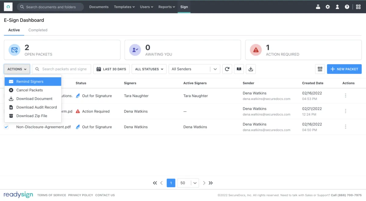 Interface ReadySign: image, ergonomie, alternatives Interface ReadySign: image, ergonomie, alternatives