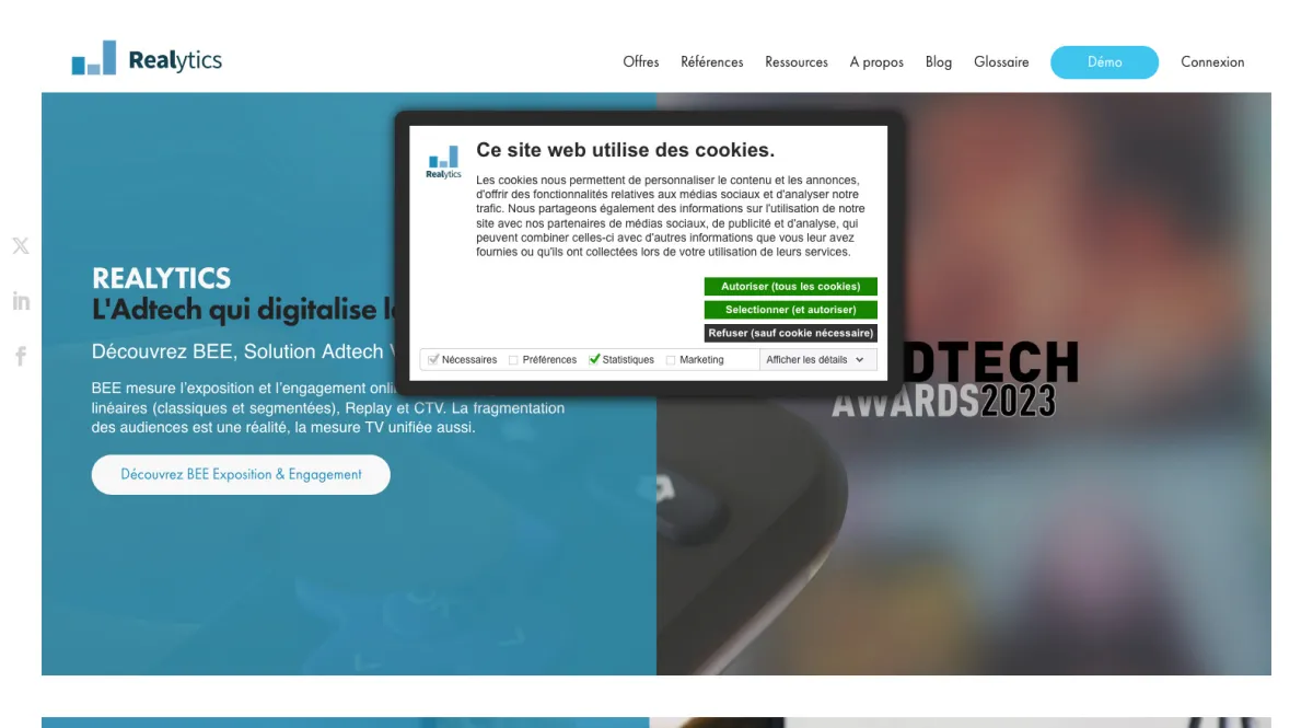 Interface Realytics : fonctionnalités, prix, alternatives