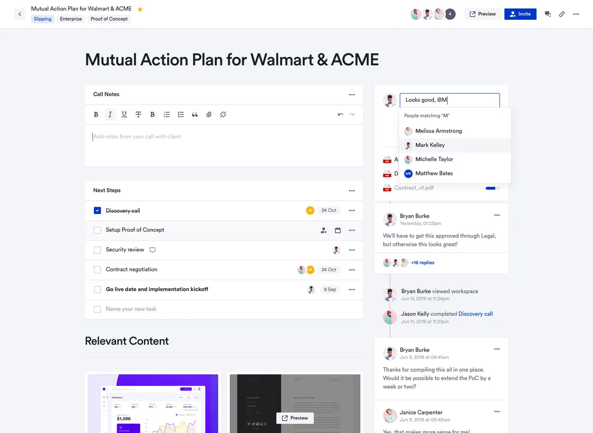 Notre avis sur Recapped : un logiciel d'activation des ventes (sales enablement) à découvrir