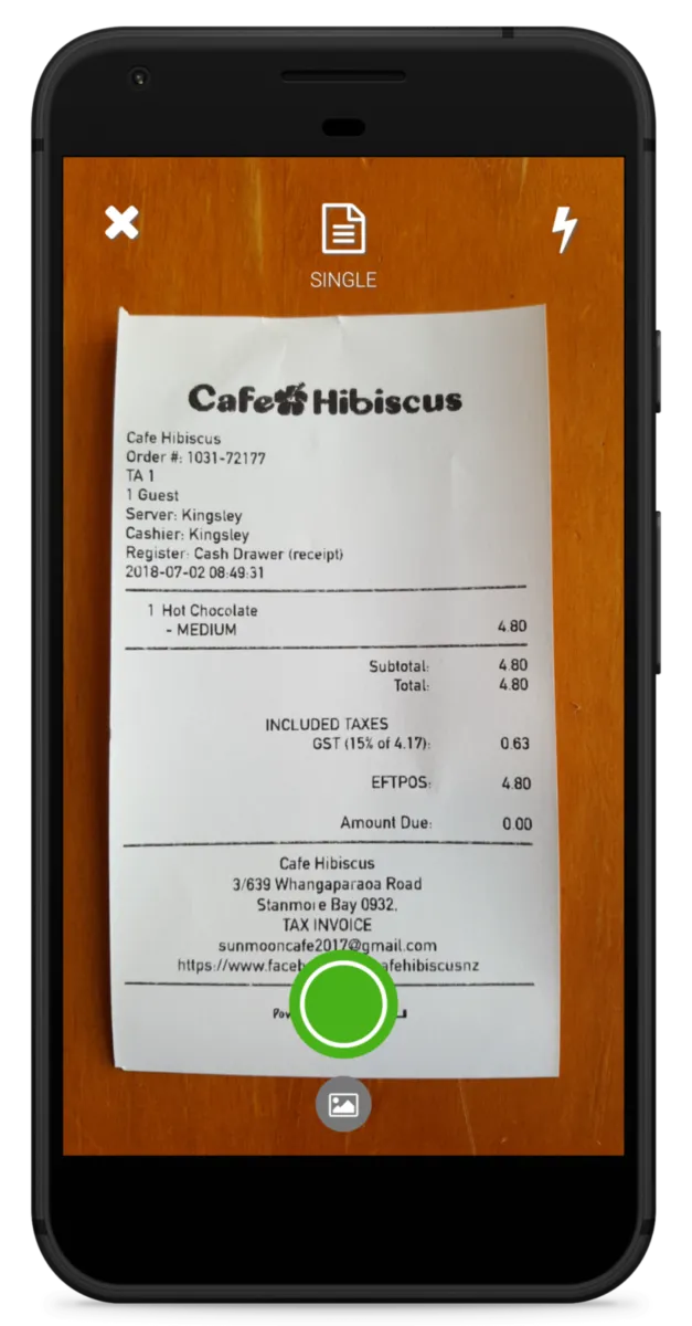 Notre avis sur Receipt Stash : un logiciel de grand livre général (general ledger) / tenue de livres à découvrir