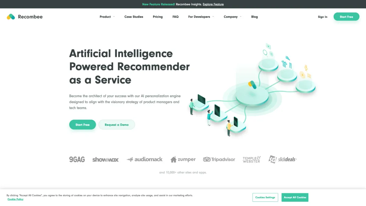 Interface Recombee : fonctionnalités, prix, alternatives
