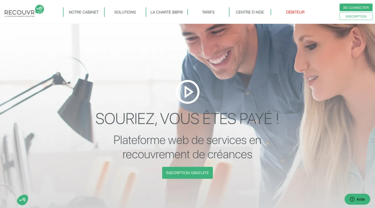 Interface Recouvr'up : fonctionnalités, prix, alternatives
