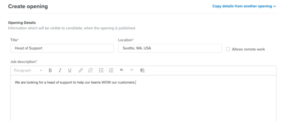 Interface Recruiterbox: fonctionnalités, prix, alternatives