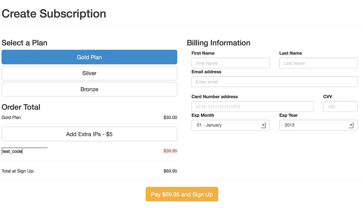 Interface Recurly: fonctionnalités, prix, alternatives