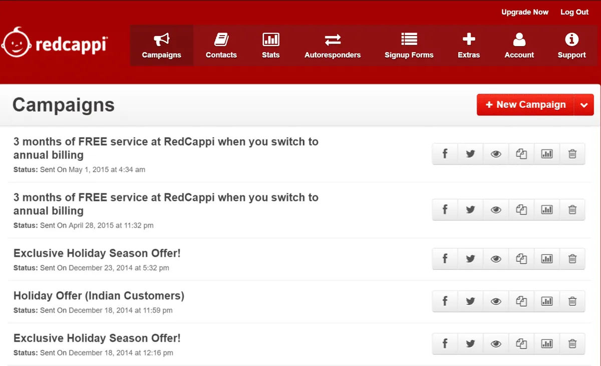 Notre avis sur RedCappi : un logiciel d'emailing et newsletters (marketing par email) à découvrir