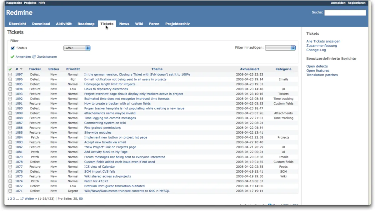 Notre avis sur Redmine : un logiciel de gestion de projet à découvrir Notre avis sur Redmine : un logiciel de gestion de projet à découvrir