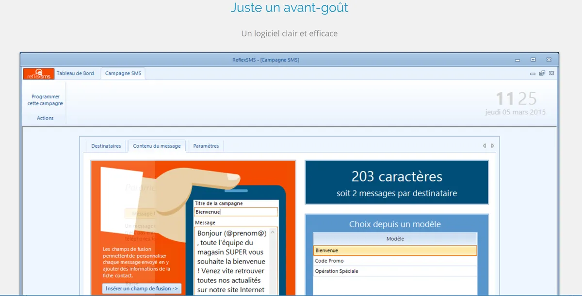 Notre avis sur Reflex SMS : un logiciel d'envoi de SMS marketing à découvrir Notre avis sur Reflex SMS : un logiciel d'envoi de SMS marketing à découvrir