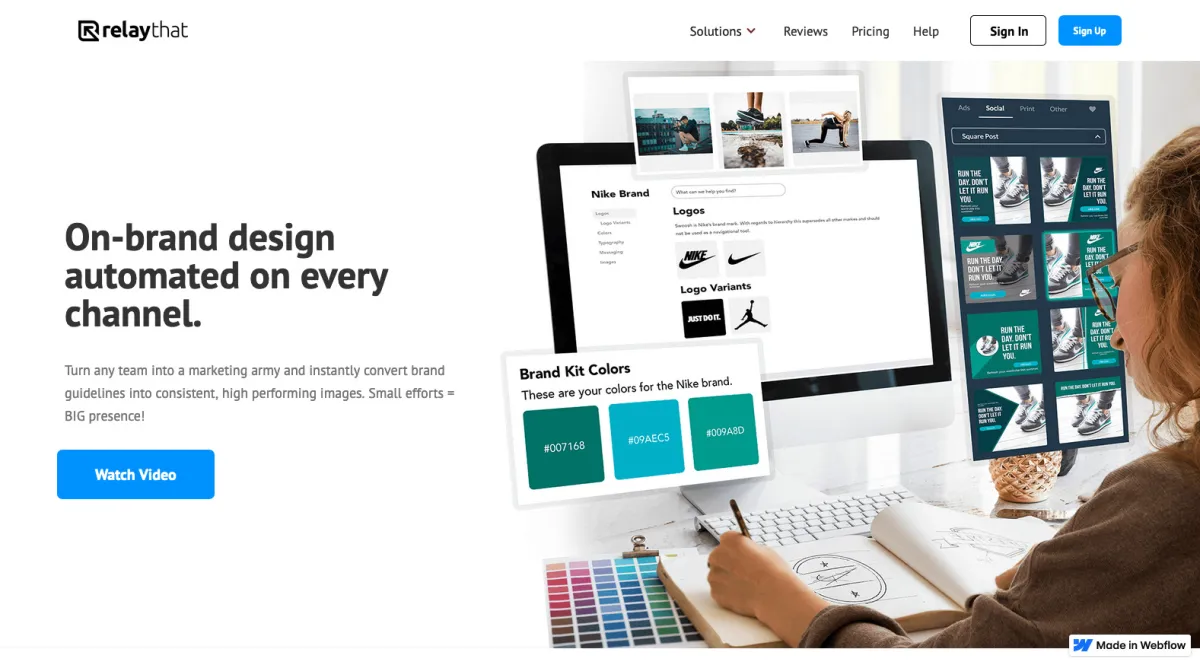 Interface RelayThat : image, ergonomie, alternatives Interface RelayThat : image, ergonomie, alternatives