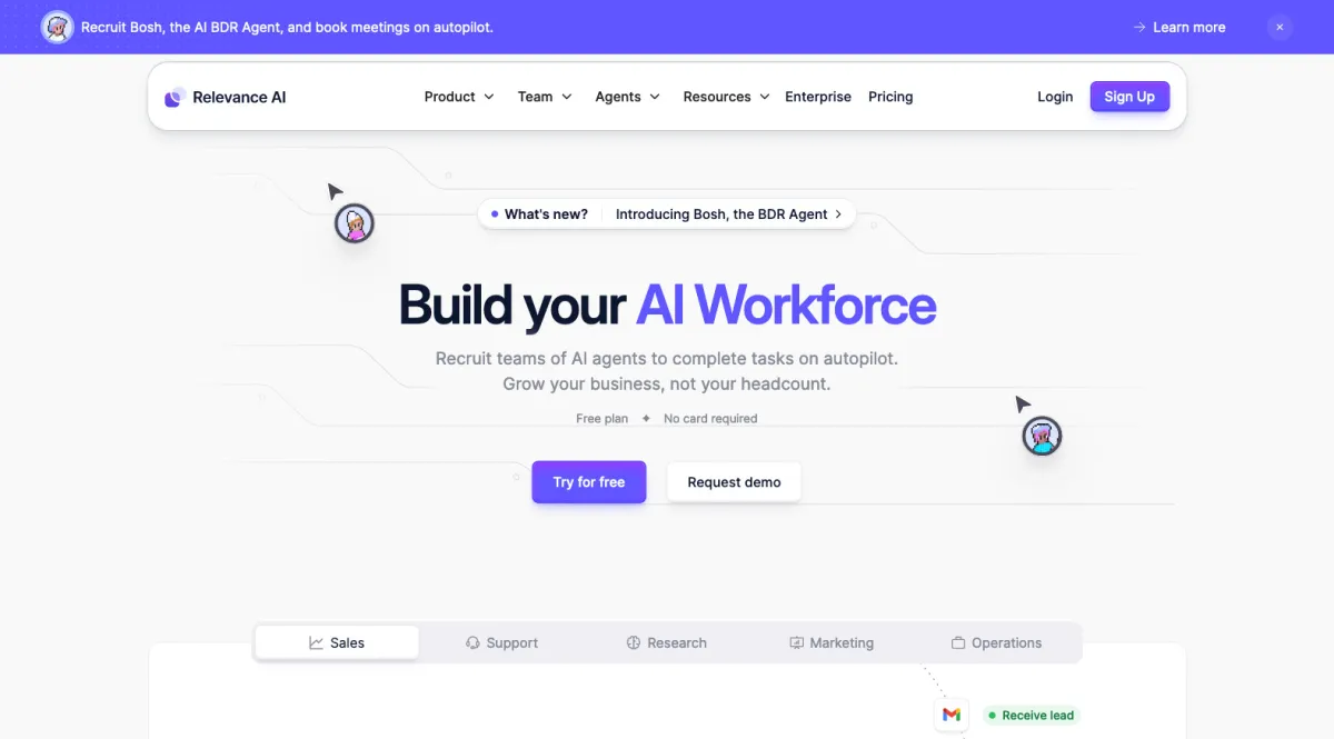 Interface Relevance AI : image, ergonomie, alternatives