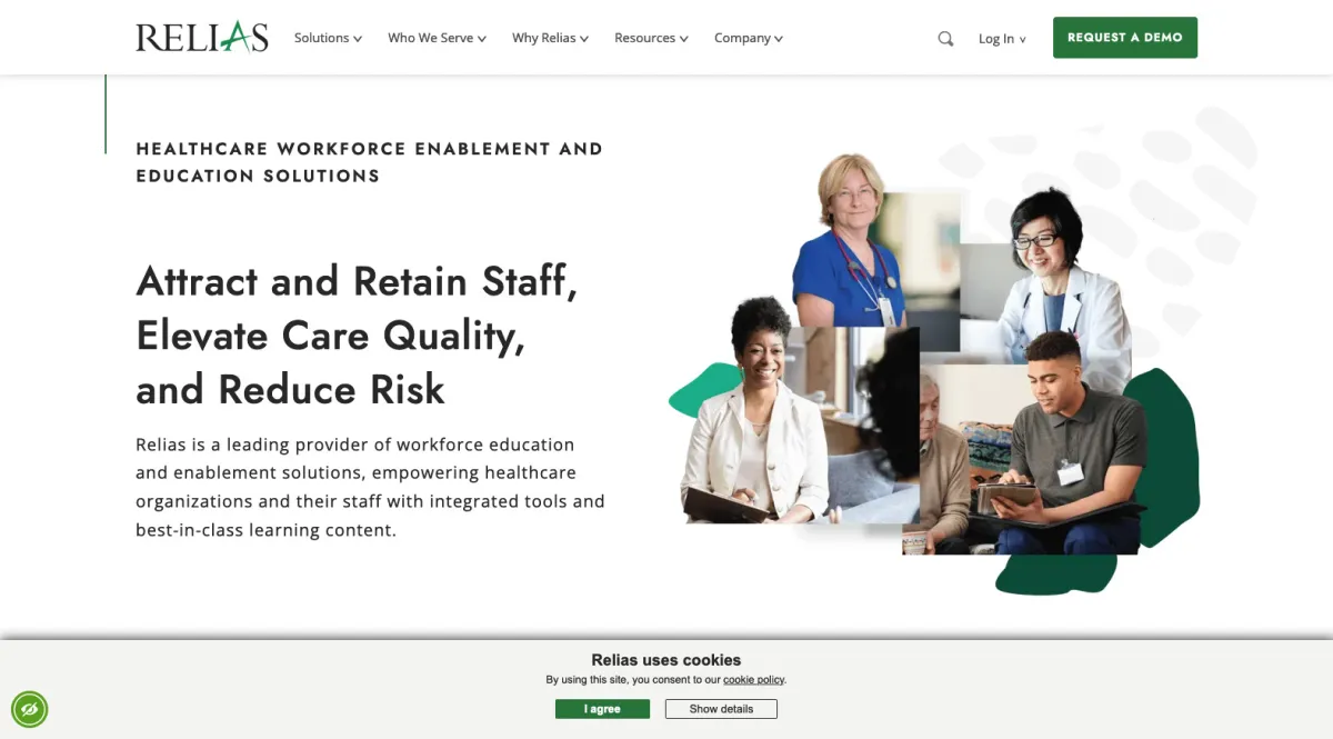 Interface Relias Lms : fonctionnalités, prix, alternatives