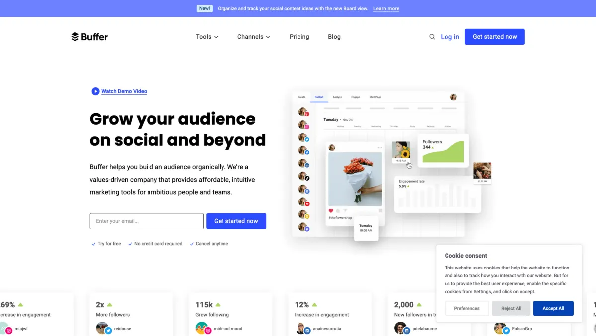 Interface Remix By Buffer : fonctionnalités, prix, alternatives