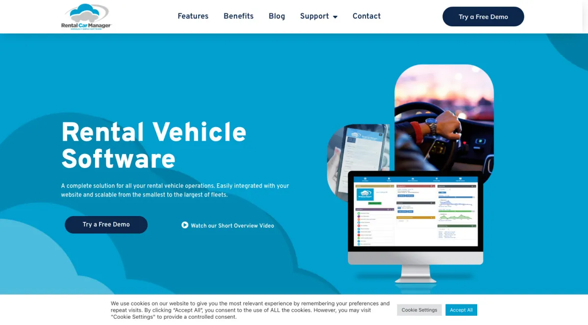 Interface Rental Car Manager : fonctionnalités, prix, alternatives