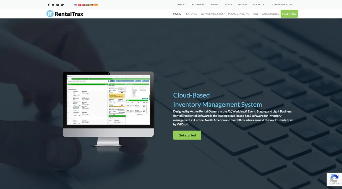Interface Rentaltrax : fonctionnalités, prix, alternatives