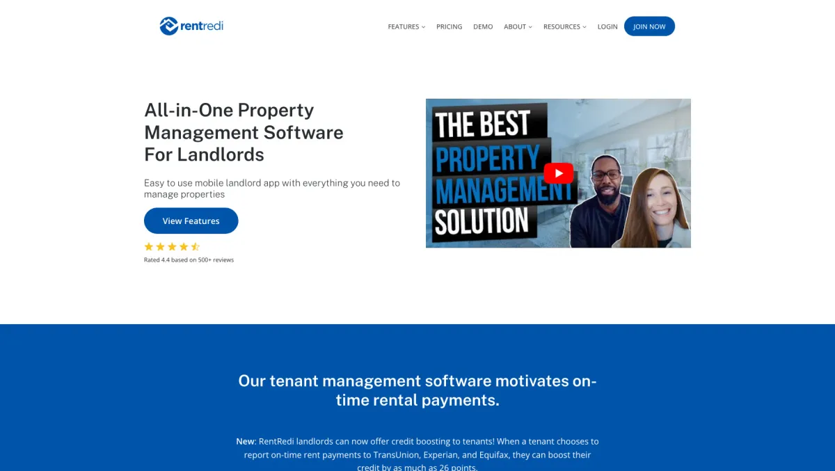 Interface RentRedi : fonctionnalités, prix, alternatives