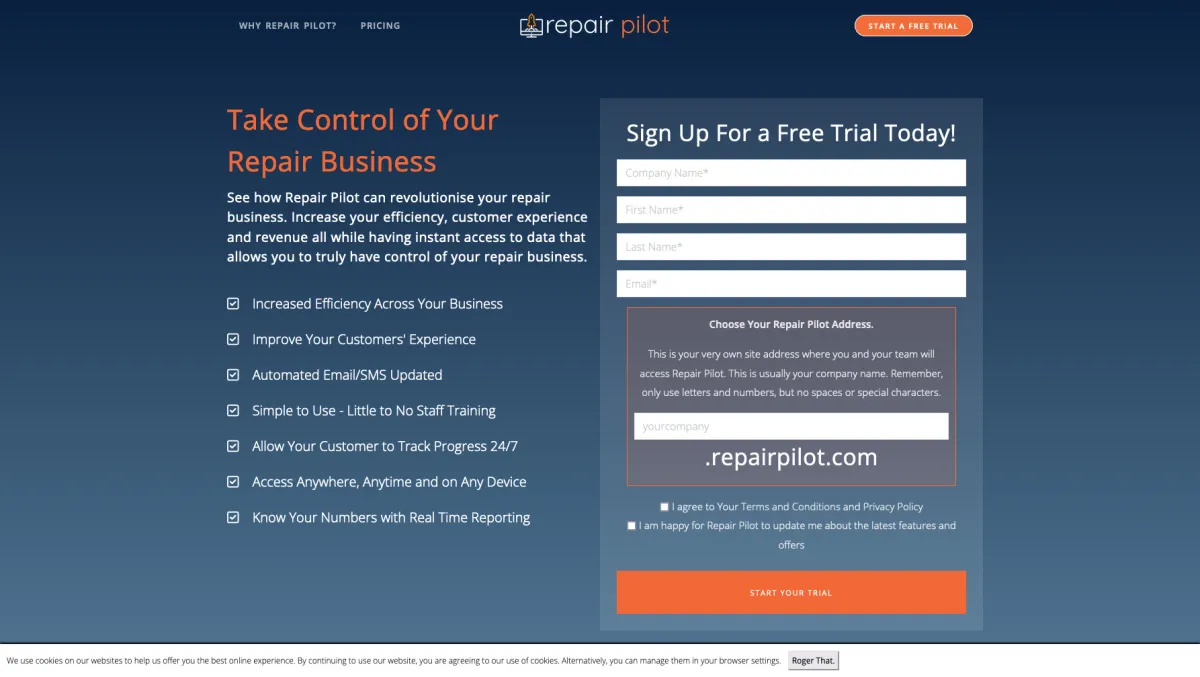 Interface Repair Pilot : fonctionnalités, prix, alternatives