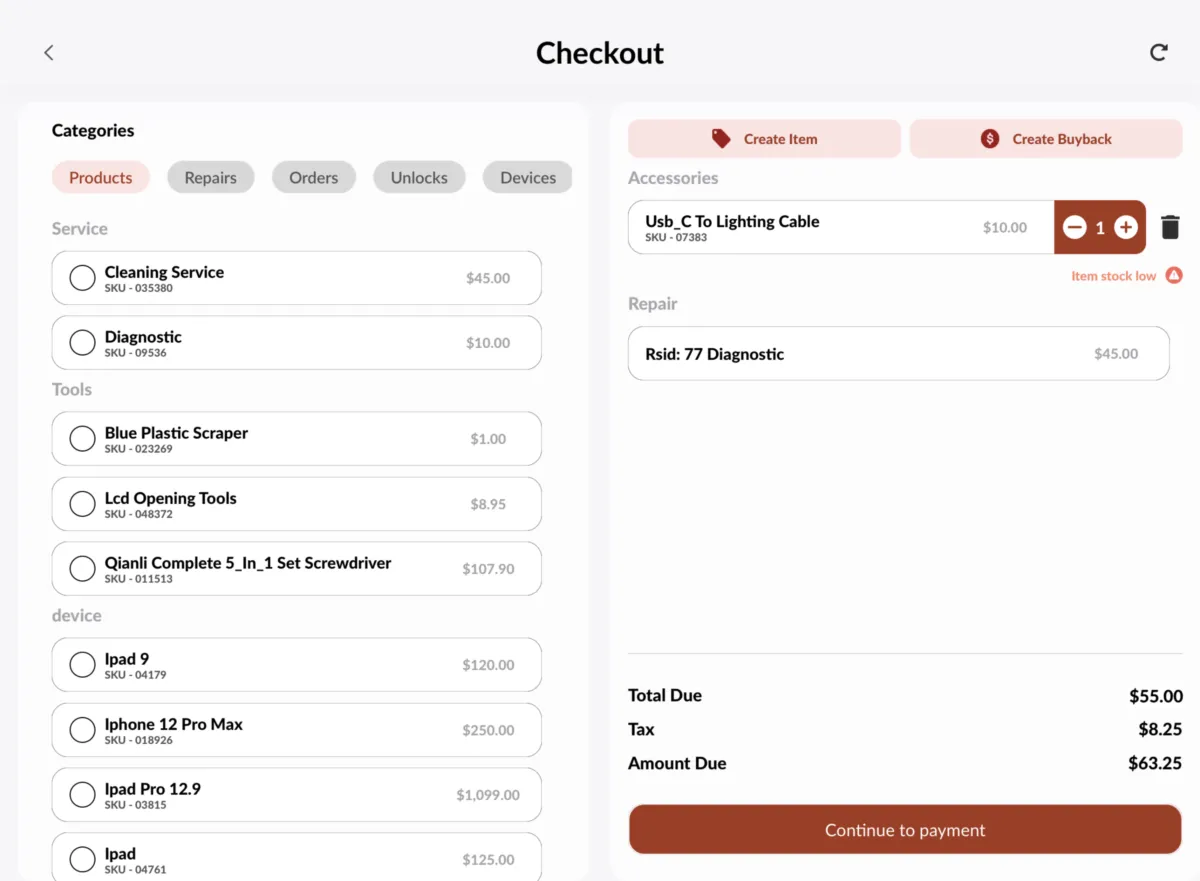 Comparez les fonctionnalités, avis utilisateurs et prix de nombreux logiciels pour atelier de réparation comme Repair Spots 