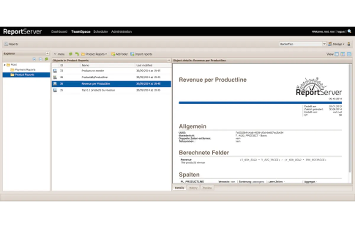 Reportserver: avis sur le logiciel analytics: fonctionnalités, avantages, inconvénients et tarifs
