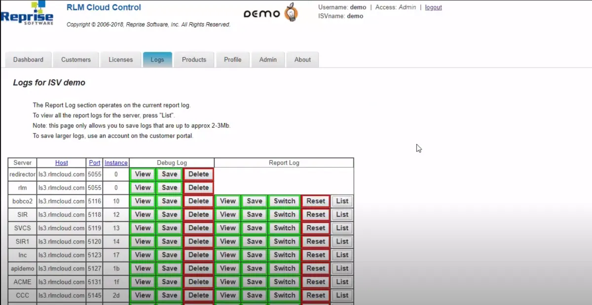 Interface Reprise License Manager: fonctionnalités, prix, alternatives