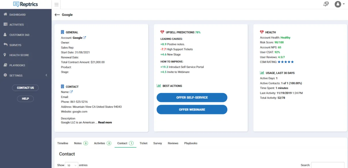 Interface Reptrics: fonctionnalités, prix, alternatives Interface Reptrics: fonctionnalités, prix, alternatives