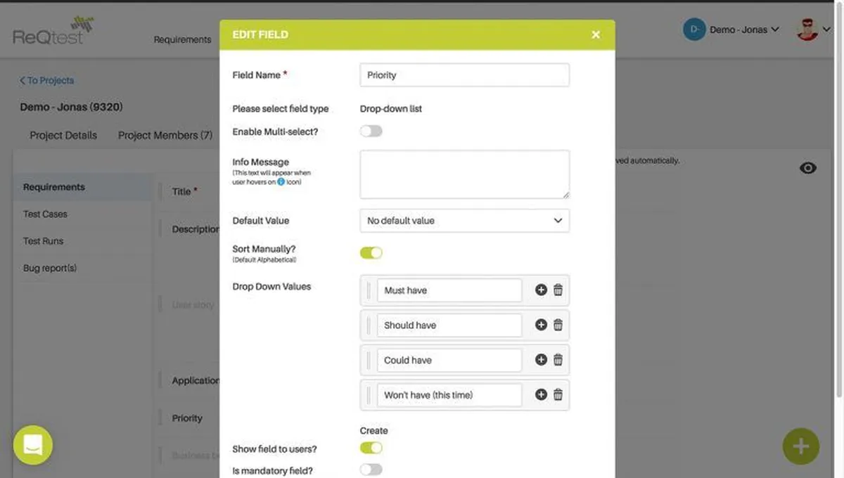 Interface Reqtest: fonctionnalités, prix, alternatives