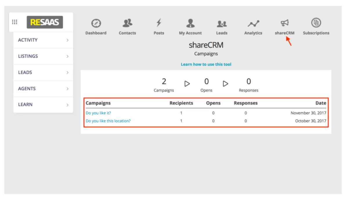 Interface RESAAS: fonctionnalités, prix, alternatives