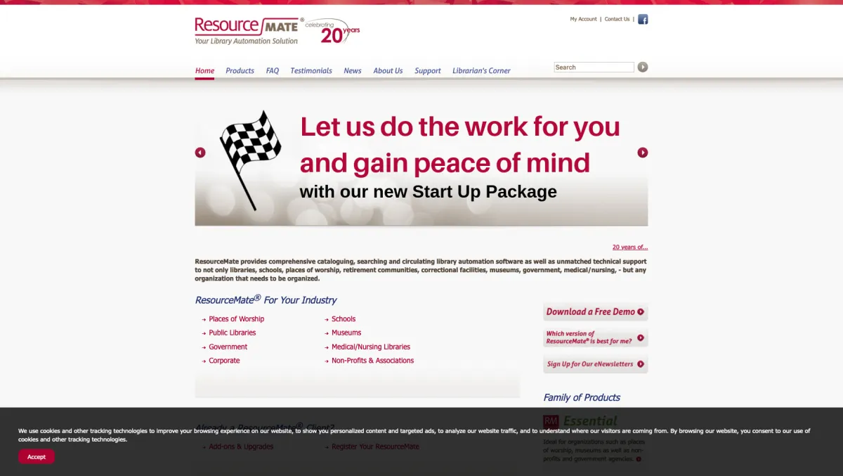 Interface ResourceMate : image, ergonomie, alternatives