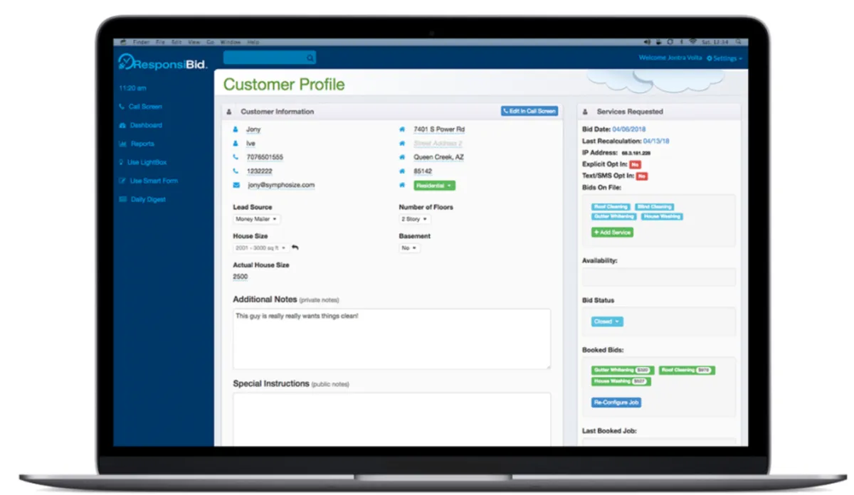 Interface ResponsiBid: fonctionnalités, prix, alternatives