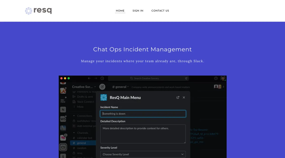 Interface ResQ : fonctionnalités, prix, alternatives Interface ResQ : fonctionnalités, prix, alternatives