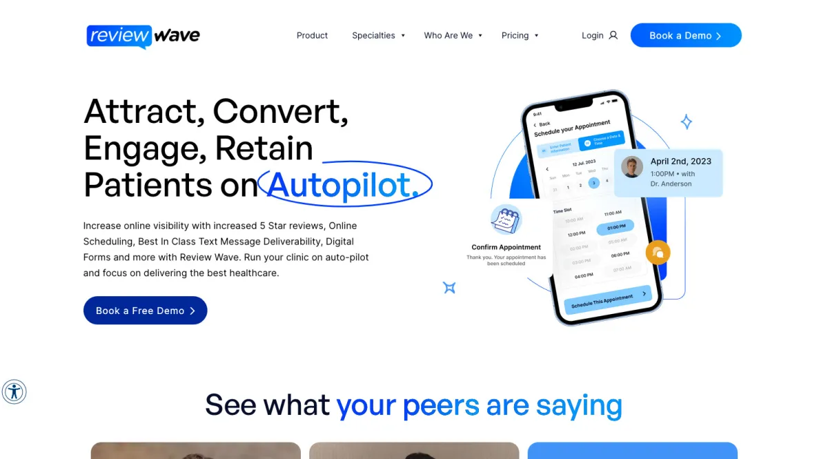 Interface Review Wave : fonctionnalités, prix, alternatives