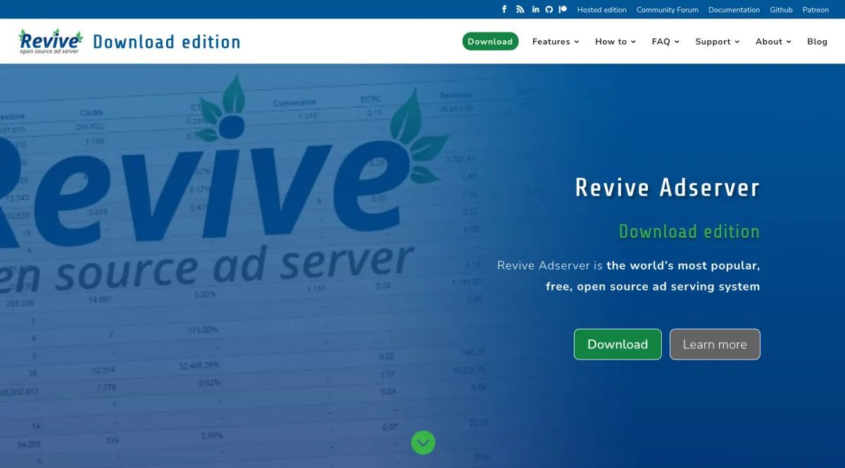 Interface Revive Adserver : fonctionnalités, prix, alternatives
