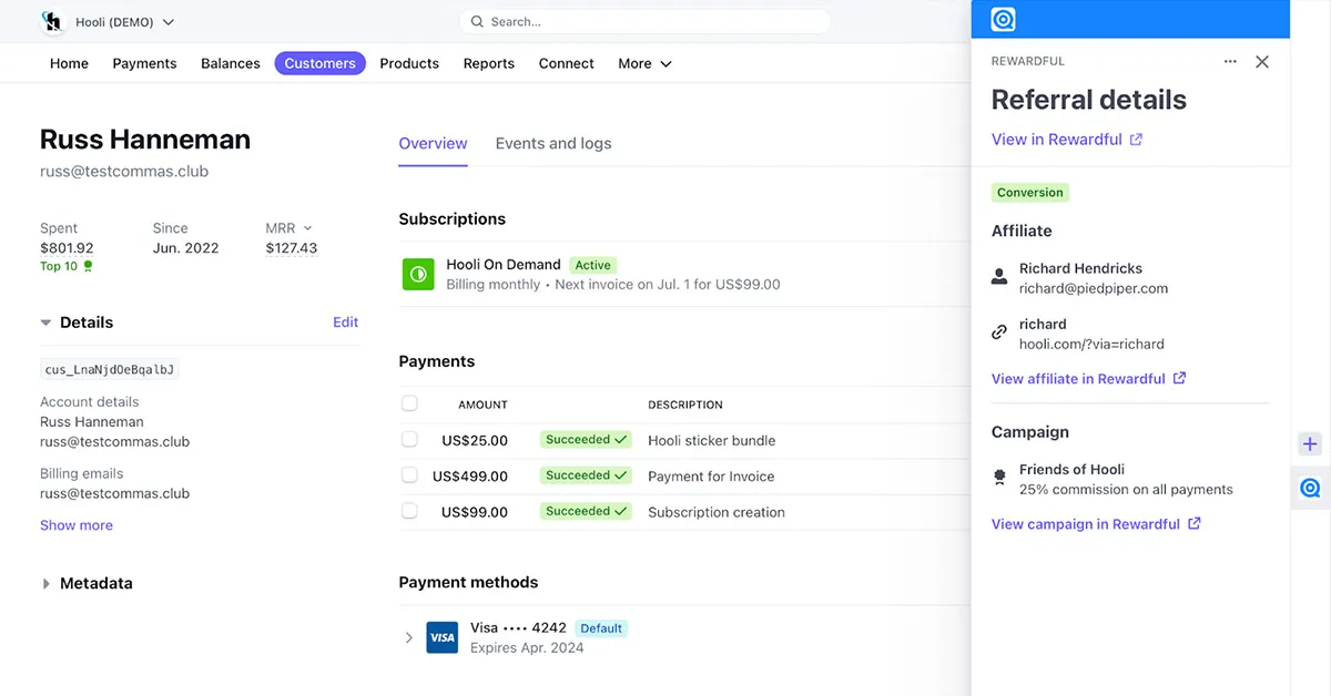 Notre avis sur Rewardful : un logiciel d'affiliation (referral marketing) à découvrir