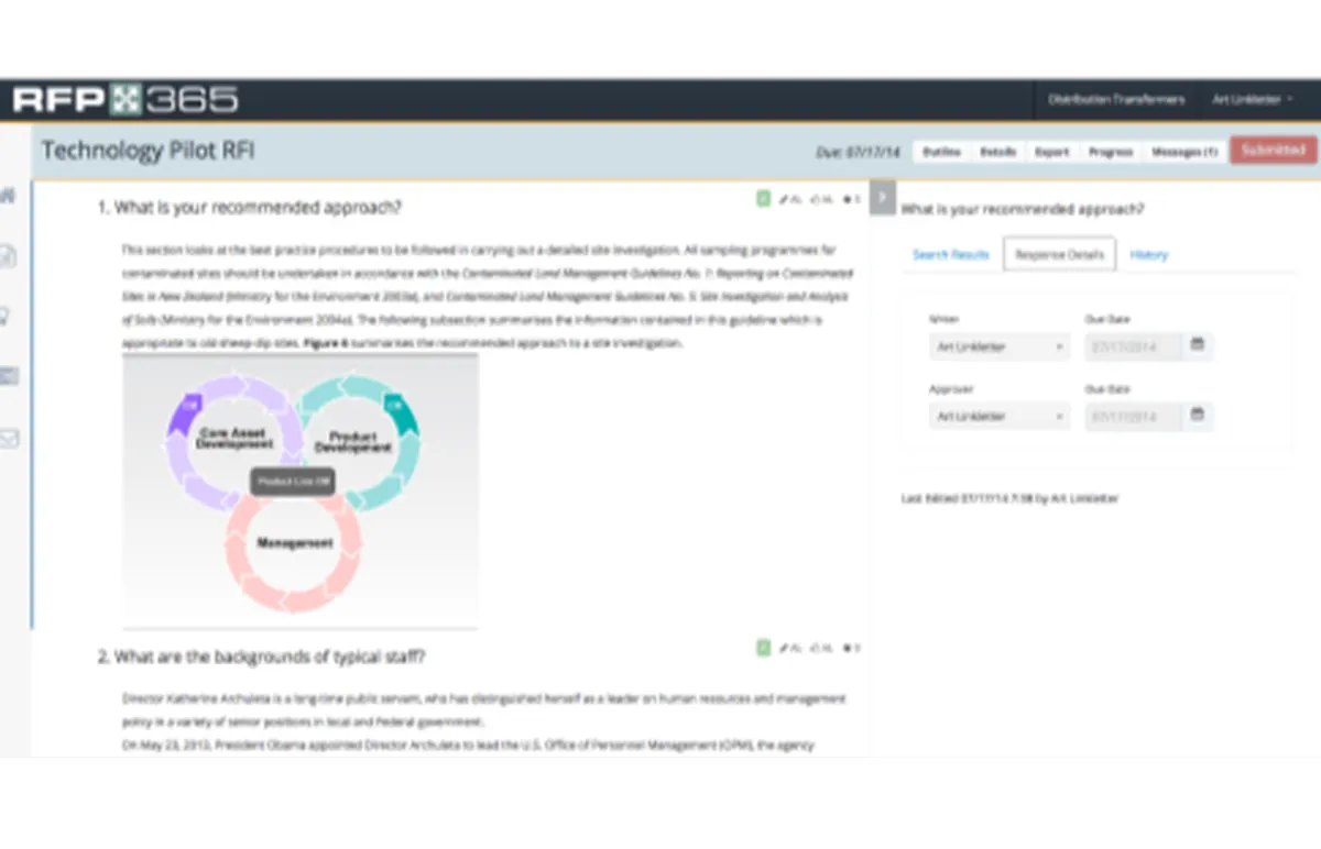 Notre avis sur RFP365 : un logiciel CPQ (configuration de devis / configure price quote) à découvrir Notre avis sur RFP365 : un logiciel CPQ (configuration de devis / configure price quote) à découvrir