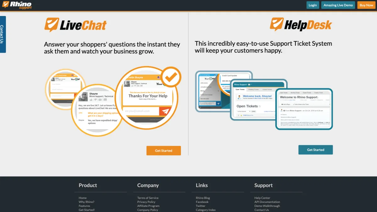 Interface Rhino Support : fonctionnalités, prix, alternatives