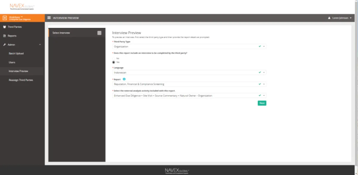 Interface Riskrate: fonctionnalités, prix, alternatives