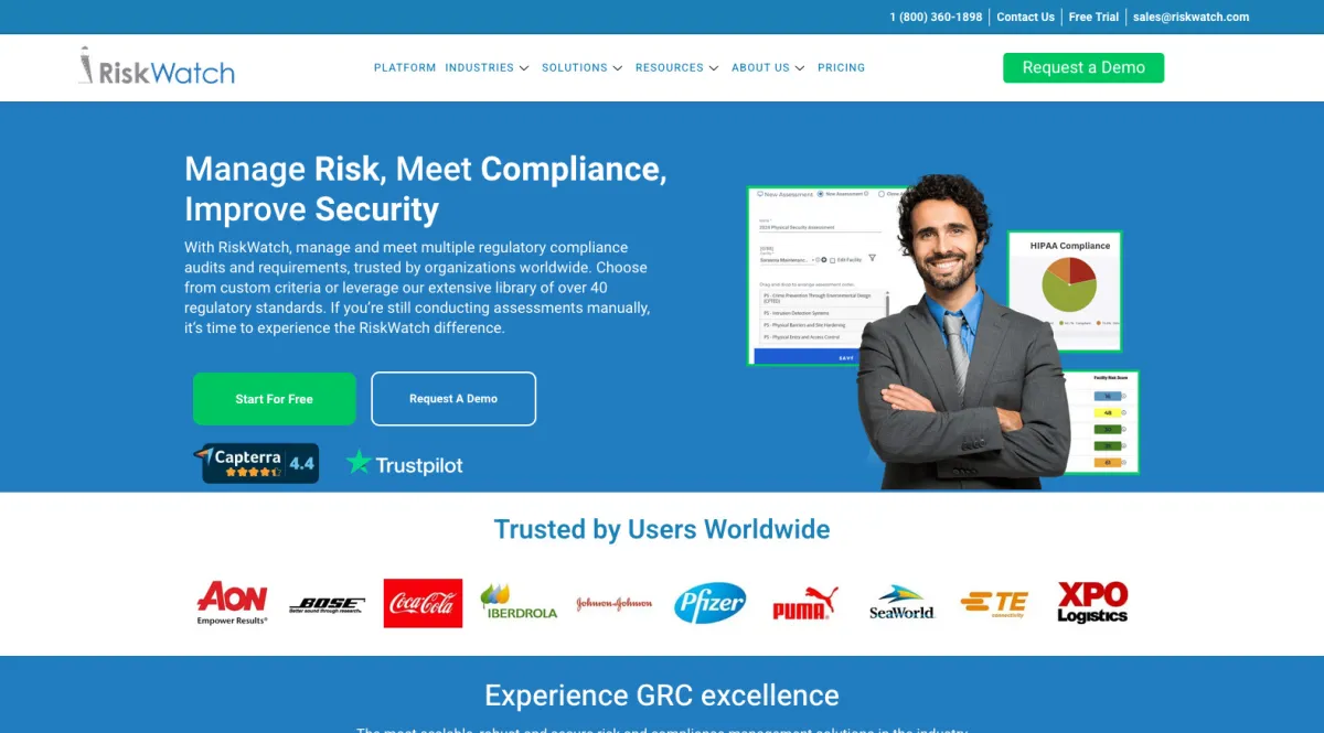 Interface RiskWatch : image, ergonomie, alternatives Interface RiskWatch : image, ergonomie, alternatives