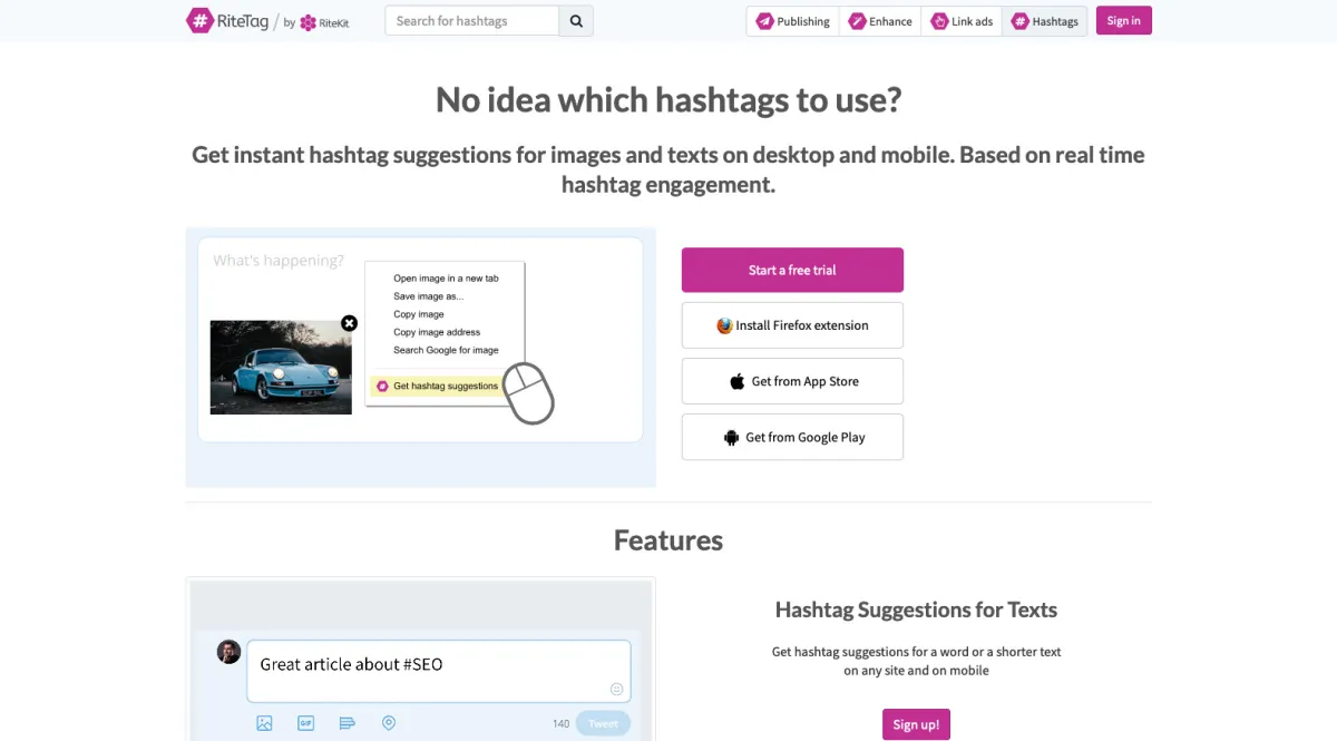Interface RiteT : image, ergonomie, alternatives