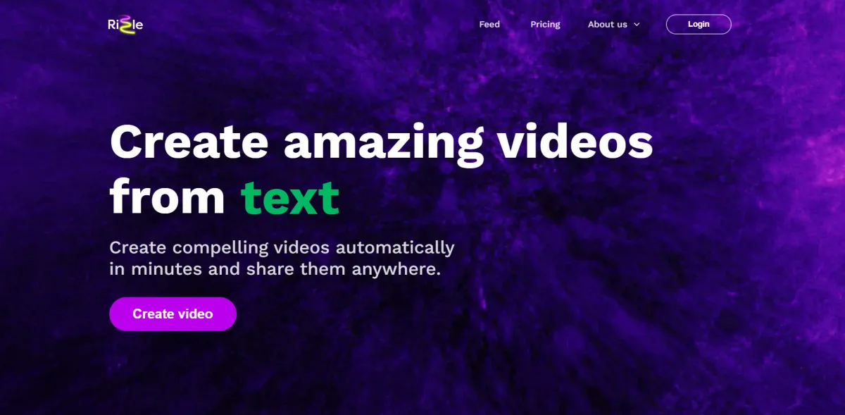 Rizzle: avis sur le logiciel de montage vidéo: fonctionnalités, avantages, inconvénients et tarifs