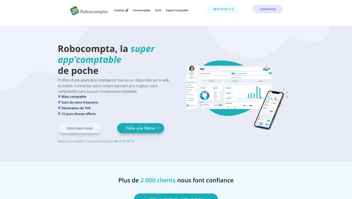 Interface Robocompta : fonctionnalités, prix, alternatives
