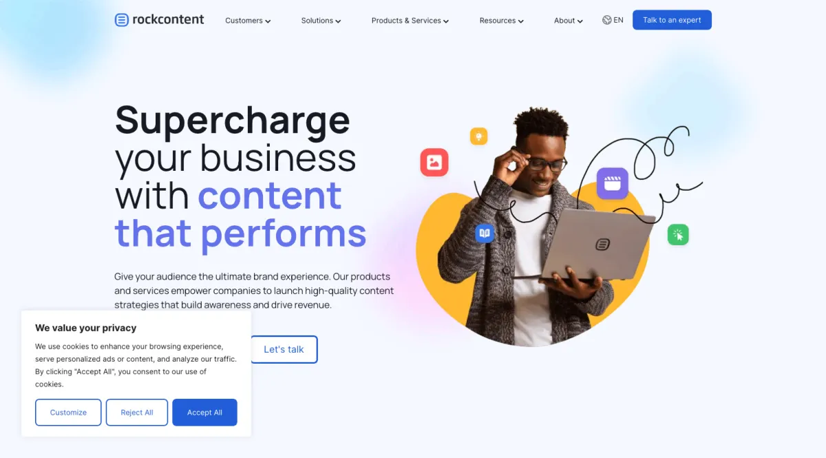 Interface Rock Content : fonctionnalités, prix, alternatives