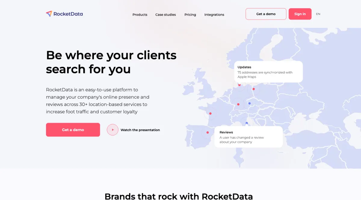 Interface RocketData : fonctionnalités, prix, alternatives
