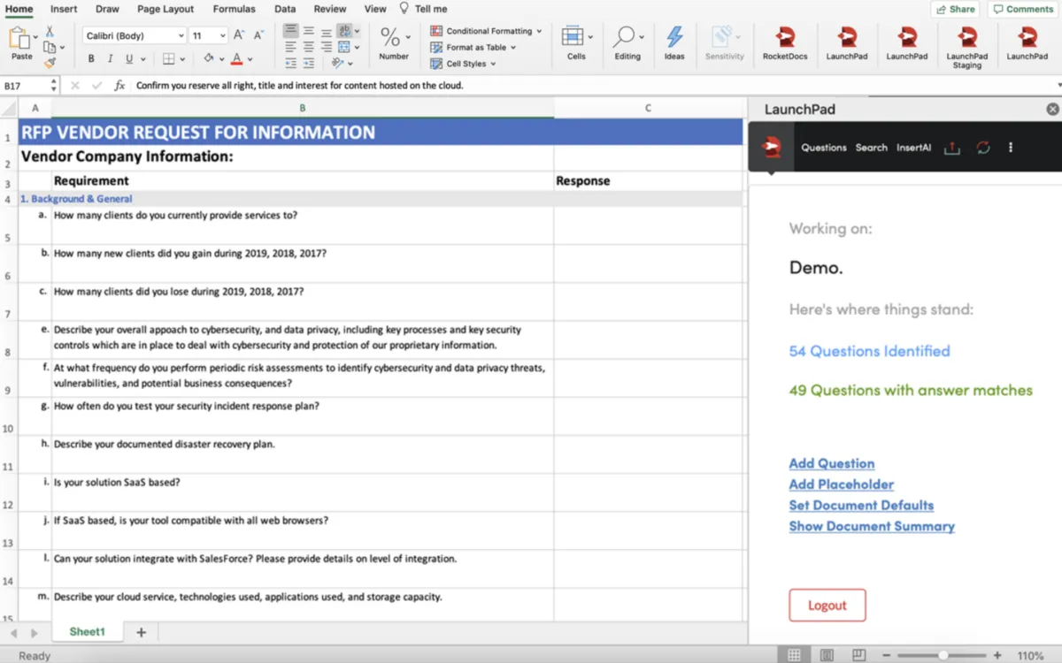 Interface RocketDocs: fonctionnalités, prix, alternatives