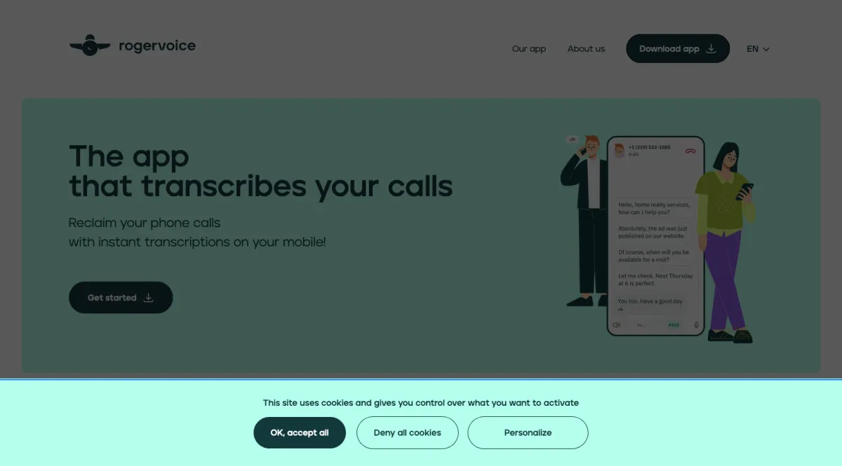 Notre avis sur RogerVoice : un logiciel de suivi des appels (call tracking) à découvrir