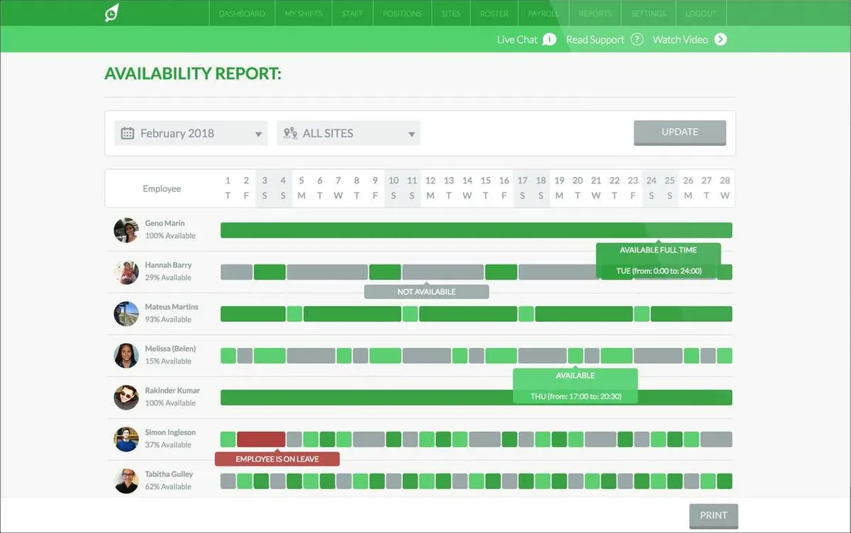 Notre avis sur RosterElf : un logiciel RH (gestion des ressources humaines) à découvrir