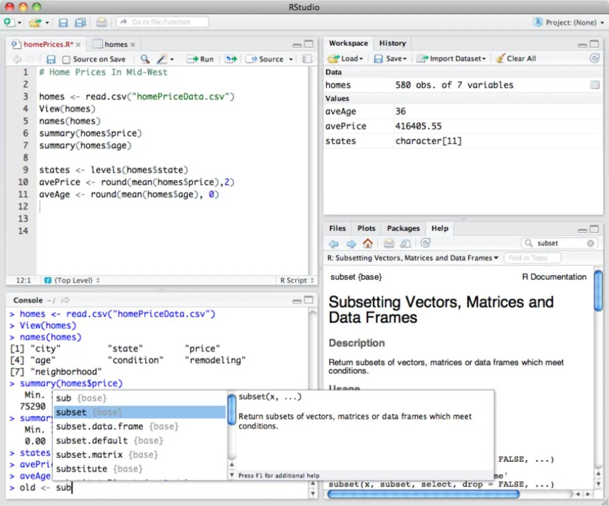 Notre avis sur RStudio : un logiciel IDE (environnement de développement intégré) à découvrir