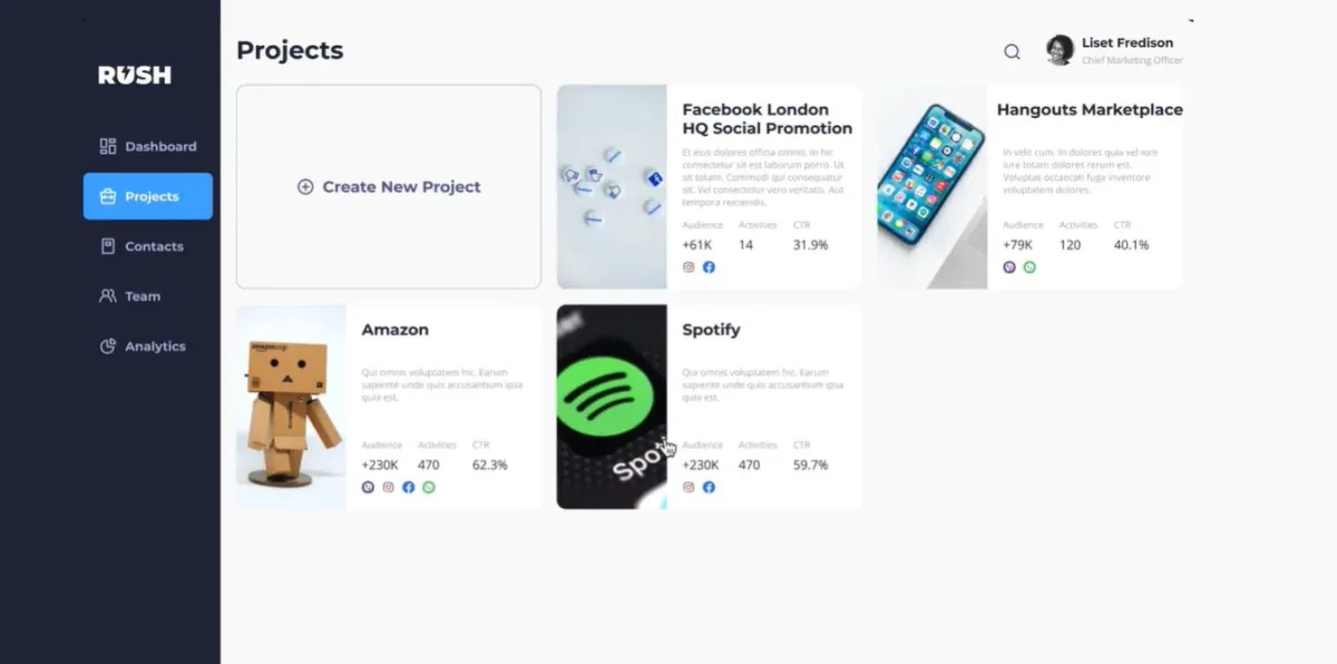 Notre avis sur Rush : un logiciel CCM (gestion des communications client) à découvrir