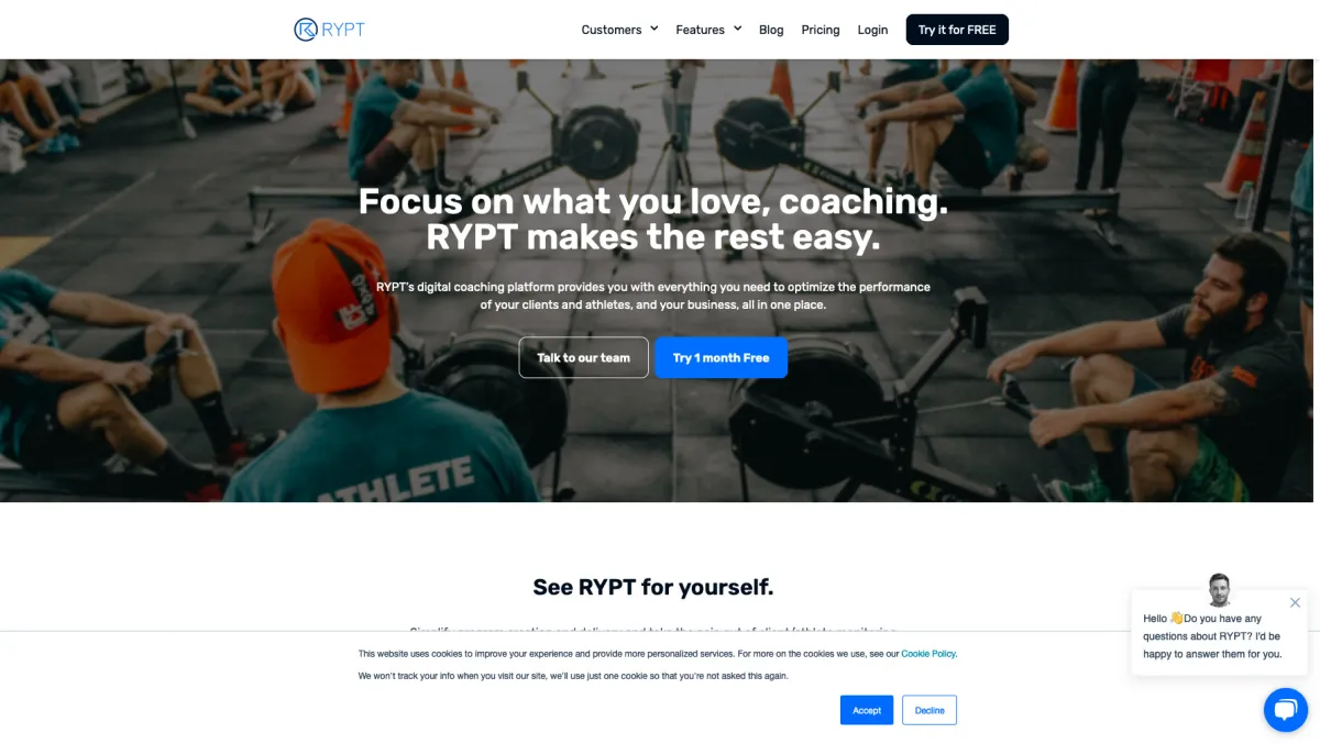 Interface RYPT : fonctionnalités, prix, alternatives