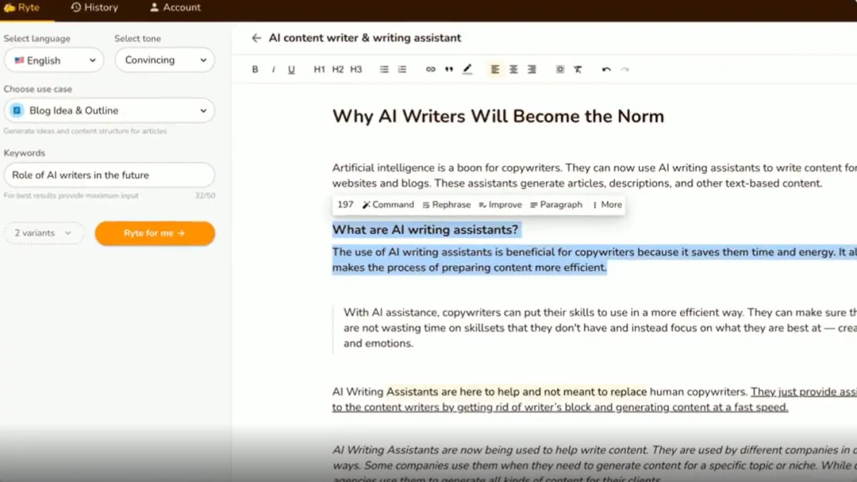 Les logiciels de transcription comme Rytr sont incontournables en Graphisme & Design 