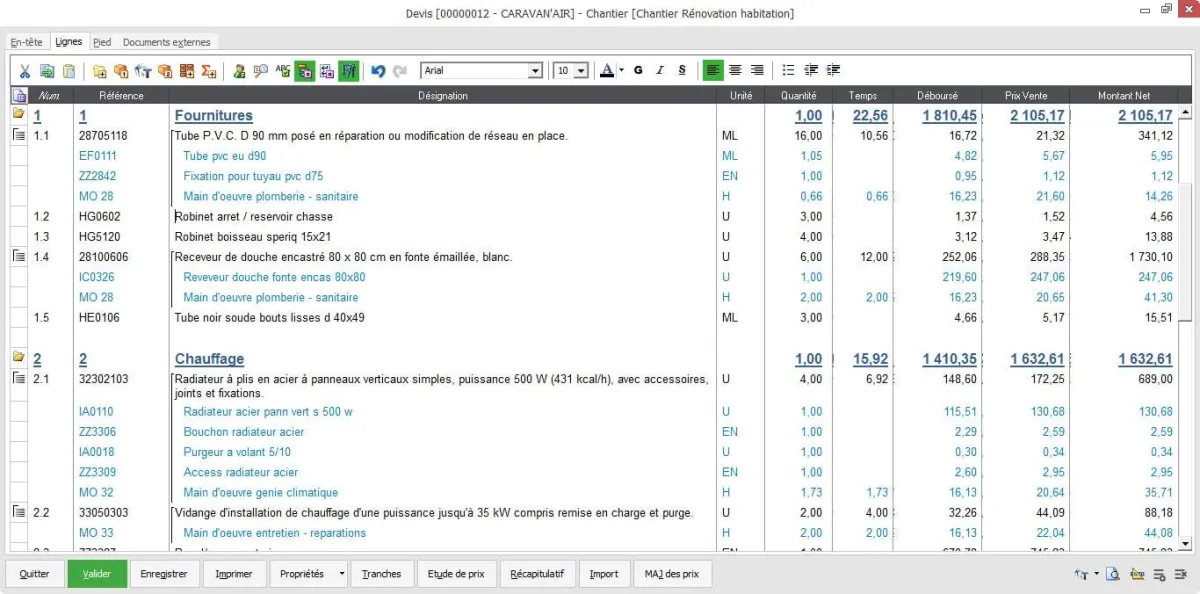 Sage Batigest Connect: avis sur le logiciel pour travaux publics (BTP): fonctionnalités, avantages, inconvénients et tarifs