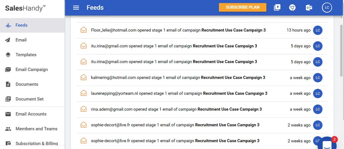 Notre avis sur SalesHandy : un logiciel d'activation des ventes (sales enablement) à découvrir